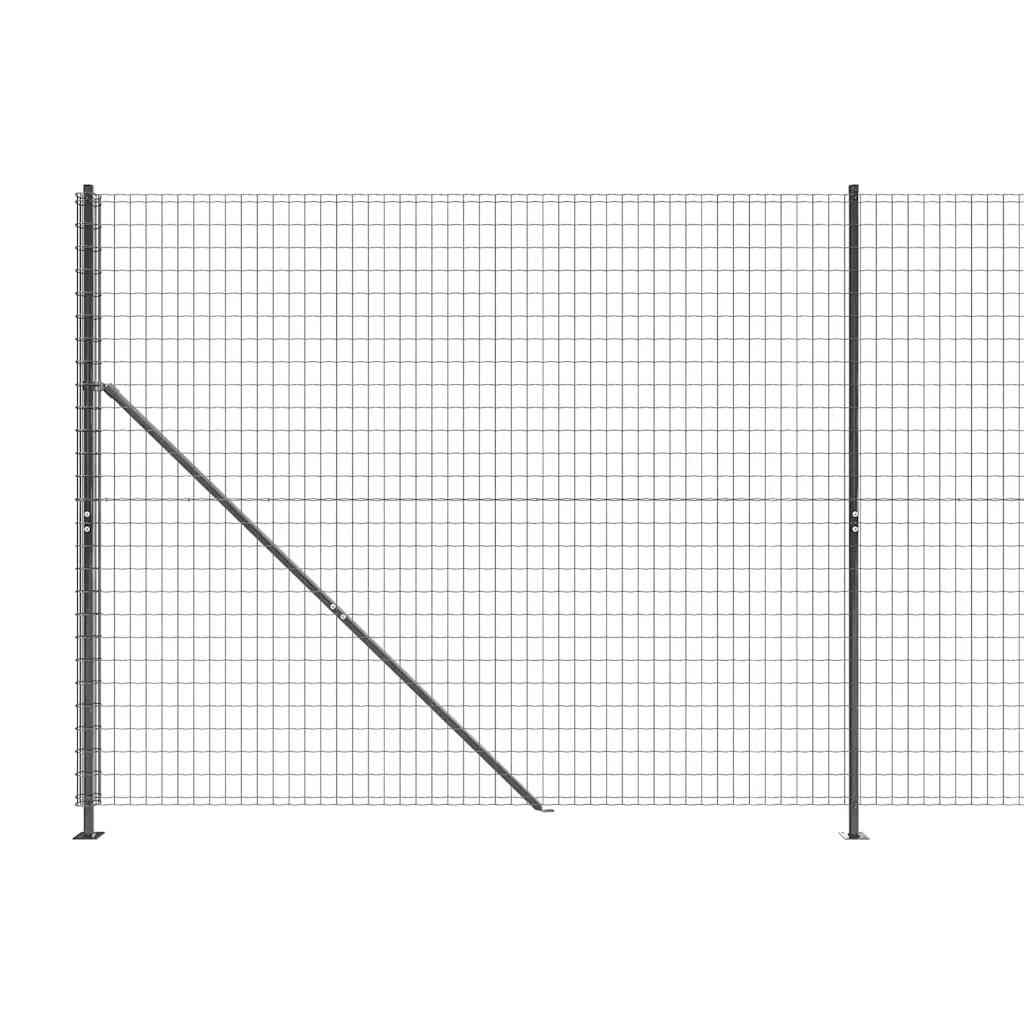 Žogu siets ar atlokiem, antracīta krāsa, 2x10 m