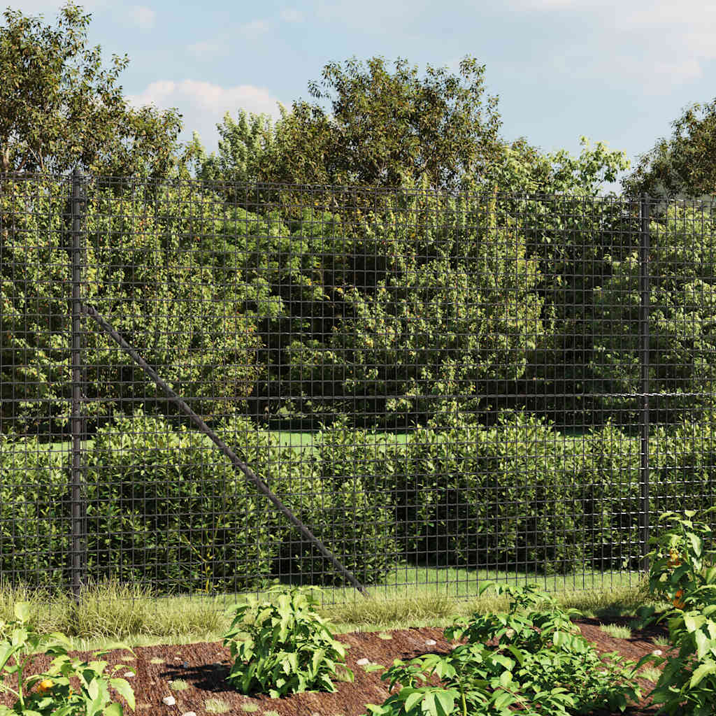 Žogu pinums ar atlokiem, antracīta krāsā, 2,2x25m