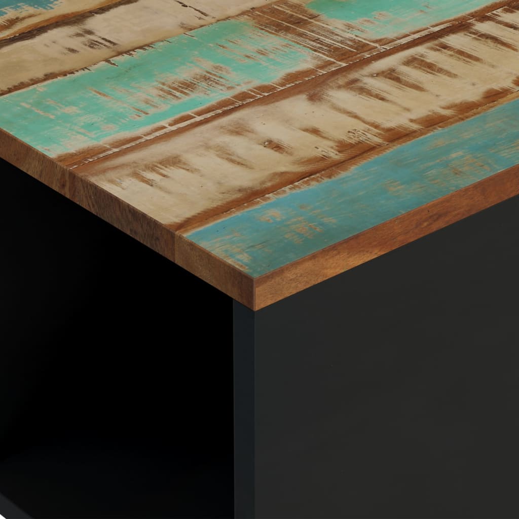 Coffee table, 60x50x35cm, solid reclaimed wood