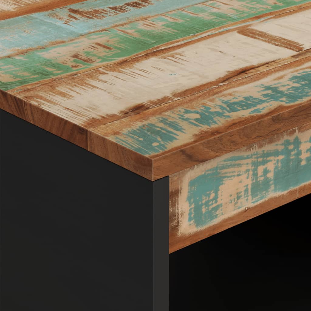Coffee table, 55x50x40cm, solid reclaimed wood