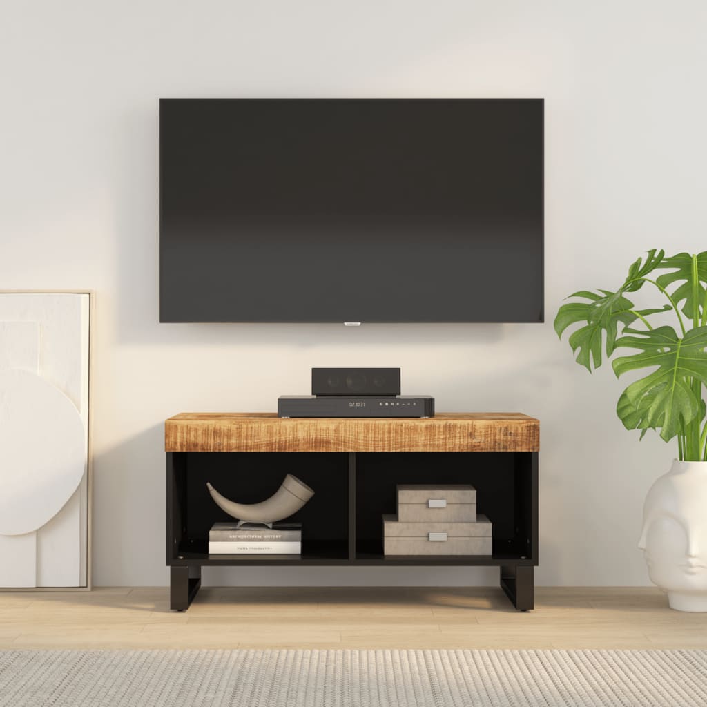 TV skapītis, 85x33x43,5 cm, masīvkoka mango koksne