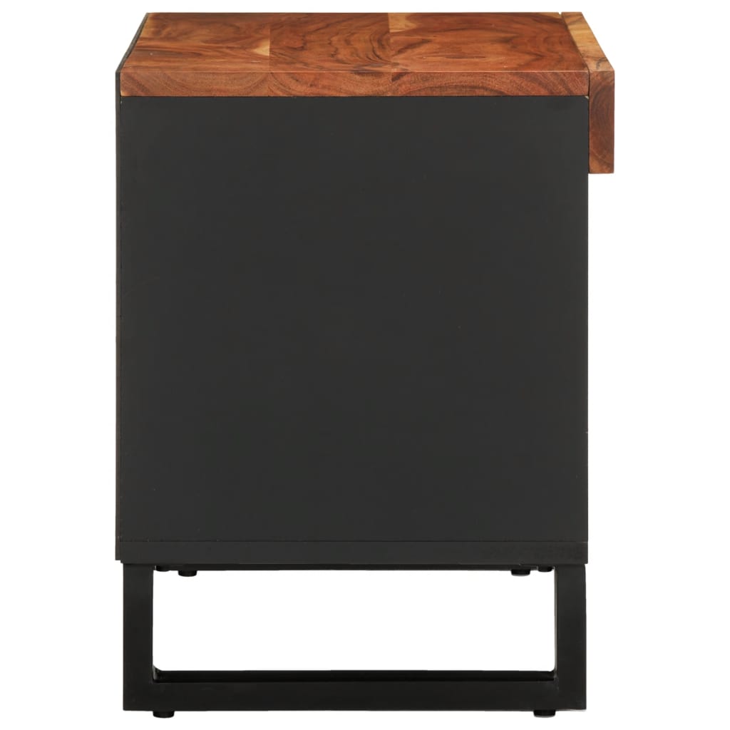 TV cabinet, 85x33x43.5cm, solid acacia wood