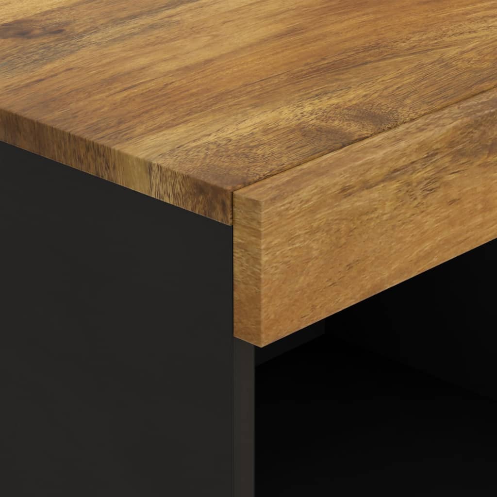 TV cabinet, 85x33x43.5cm, solid mango wood