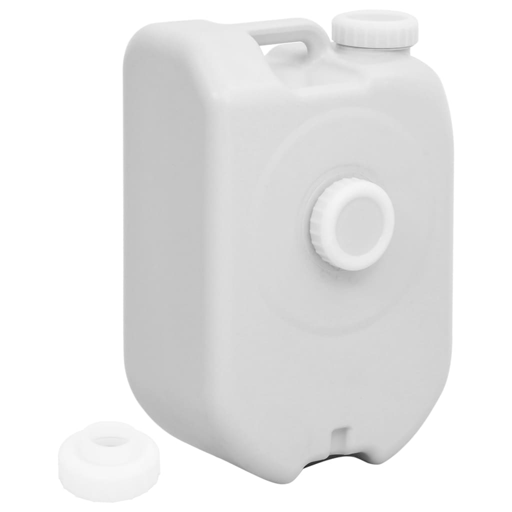 Portable water tank with adapter, grey, 24l