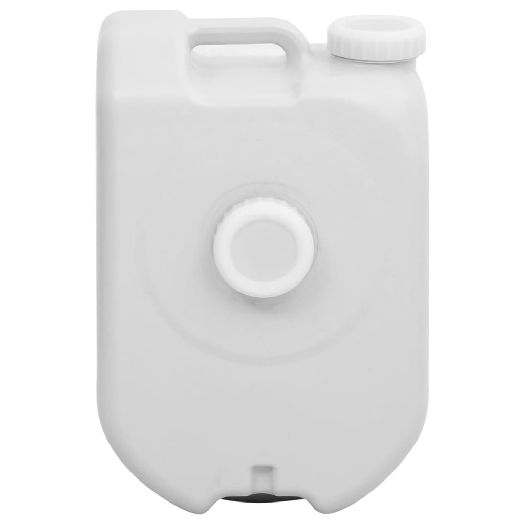 Portable water tank with adapter, grey, 24l