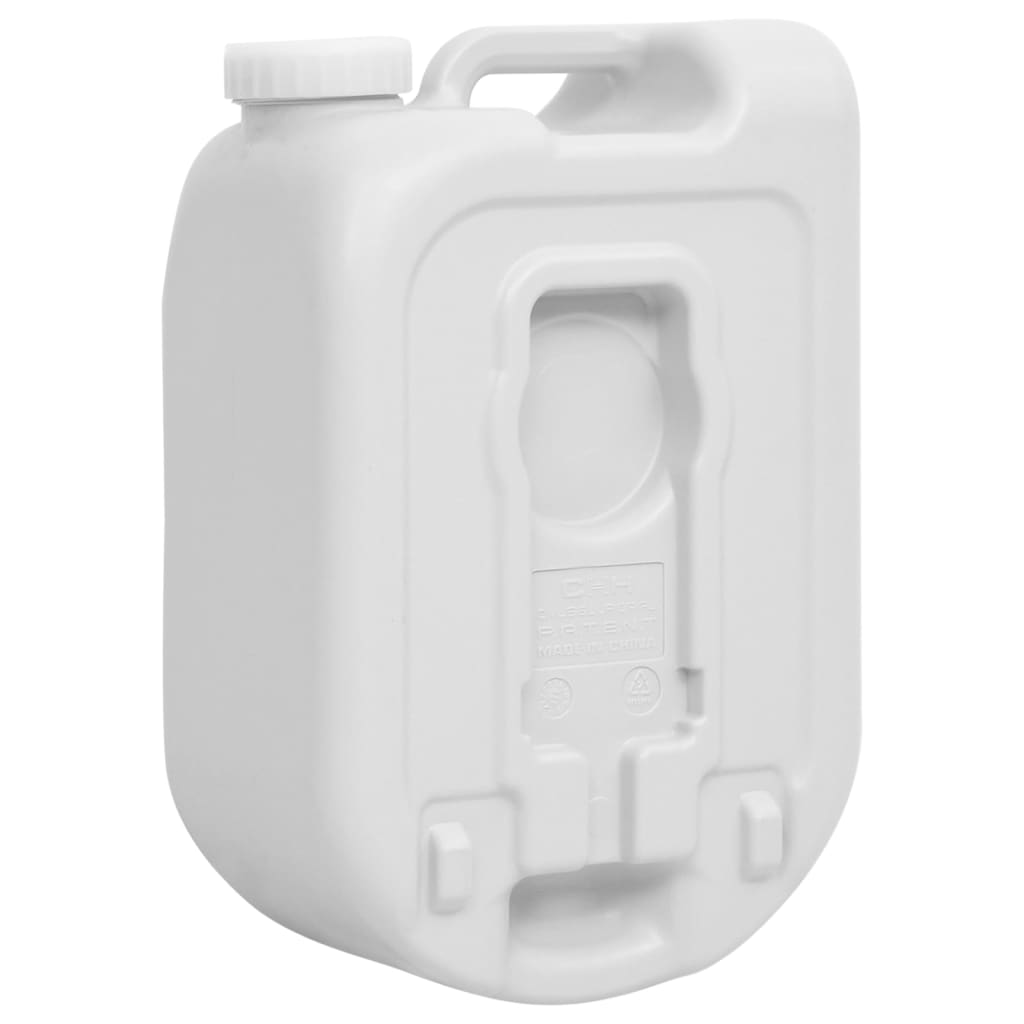 Portable water tank with adapter, grey, 24l