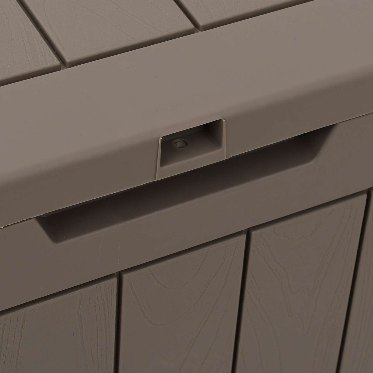 Garden storage box, grey, 55.5x43x53cm, polypropylene