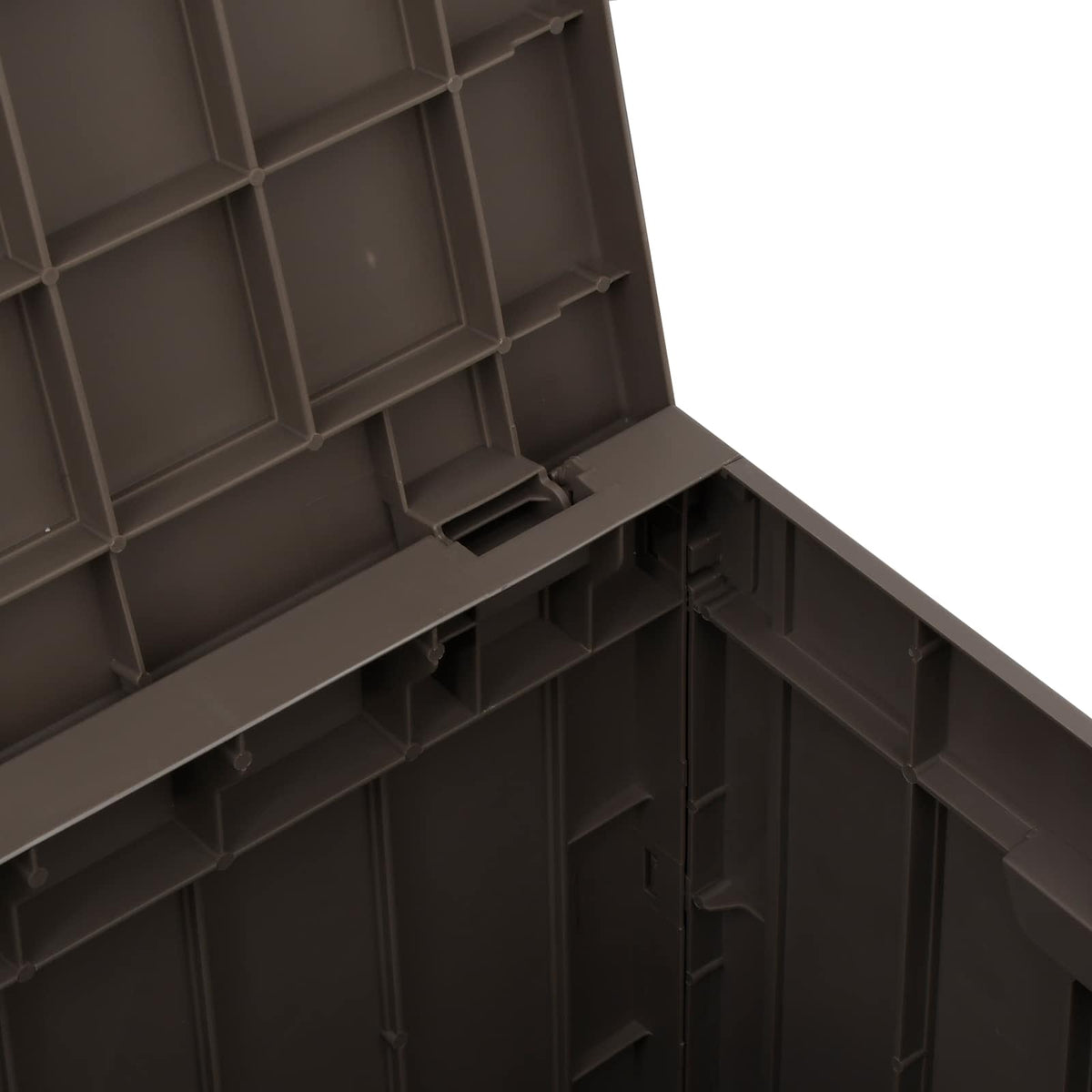 Garden storage box, grey, 55.5x43x53cm, polypropylene