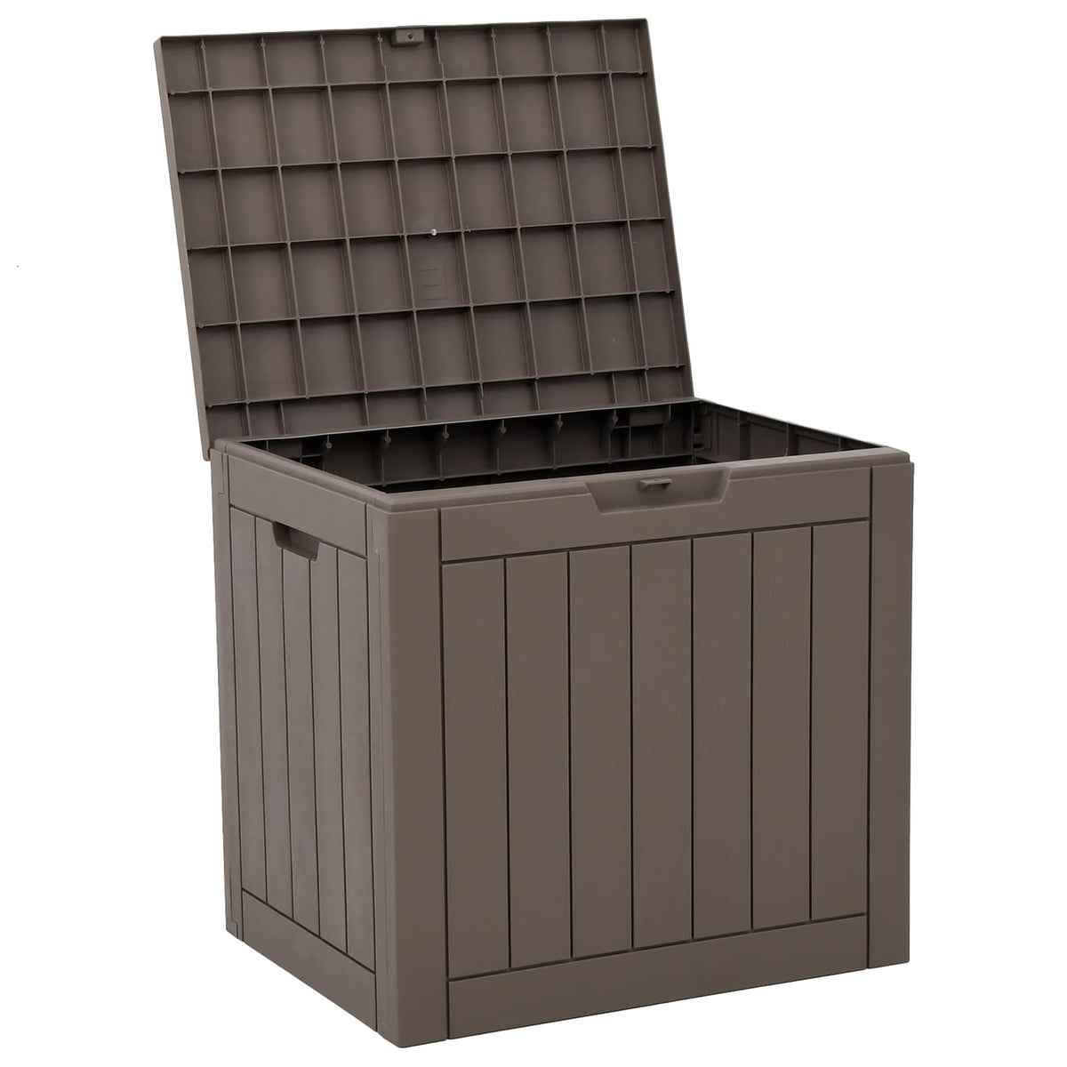 Garden storage box, grey, 55.5x43x53cm, polypropylene