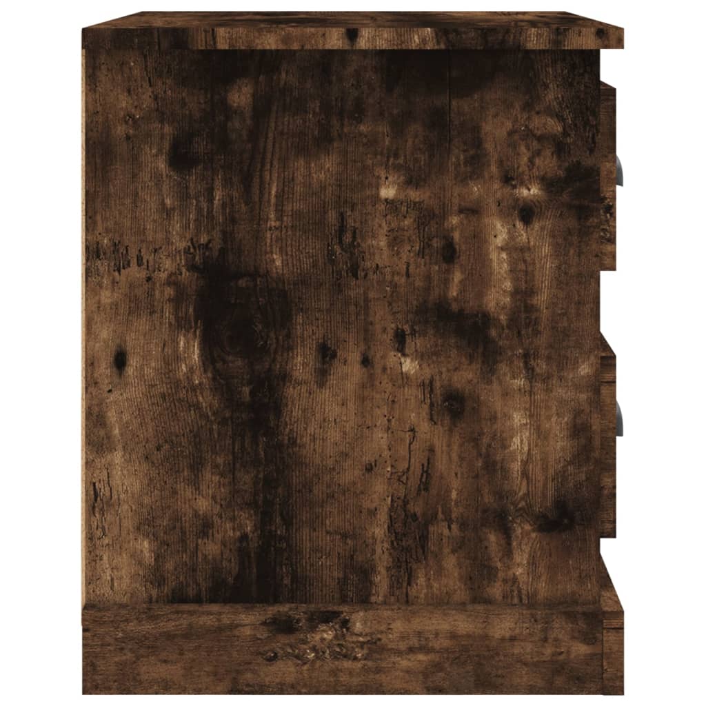 Naktinė spintelė, dūminio ąžuolo, 39x39x47,5cm, mediena