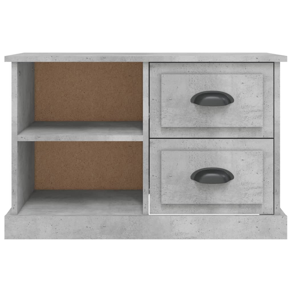 TV cabinet, concrete grey, 73x35.5x47.5cm, wood
