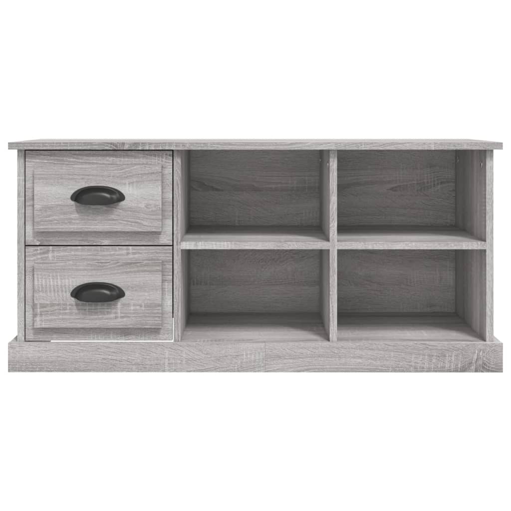 TV cabinet, grey oak, 102x35.5x47.5cm, wood