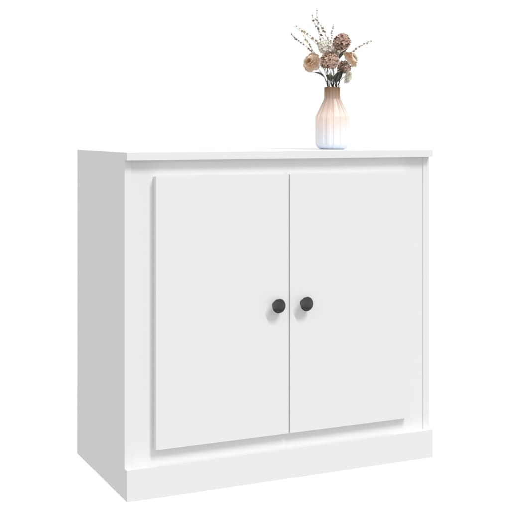 Sideboard, white, 70x35.5x67.5cm, engineered wood