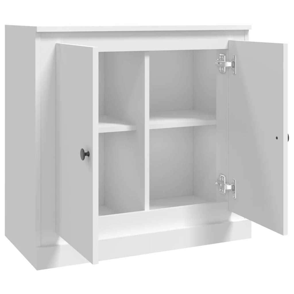 Sideboard, white, 70x35.5x67.5cm, engineered wood