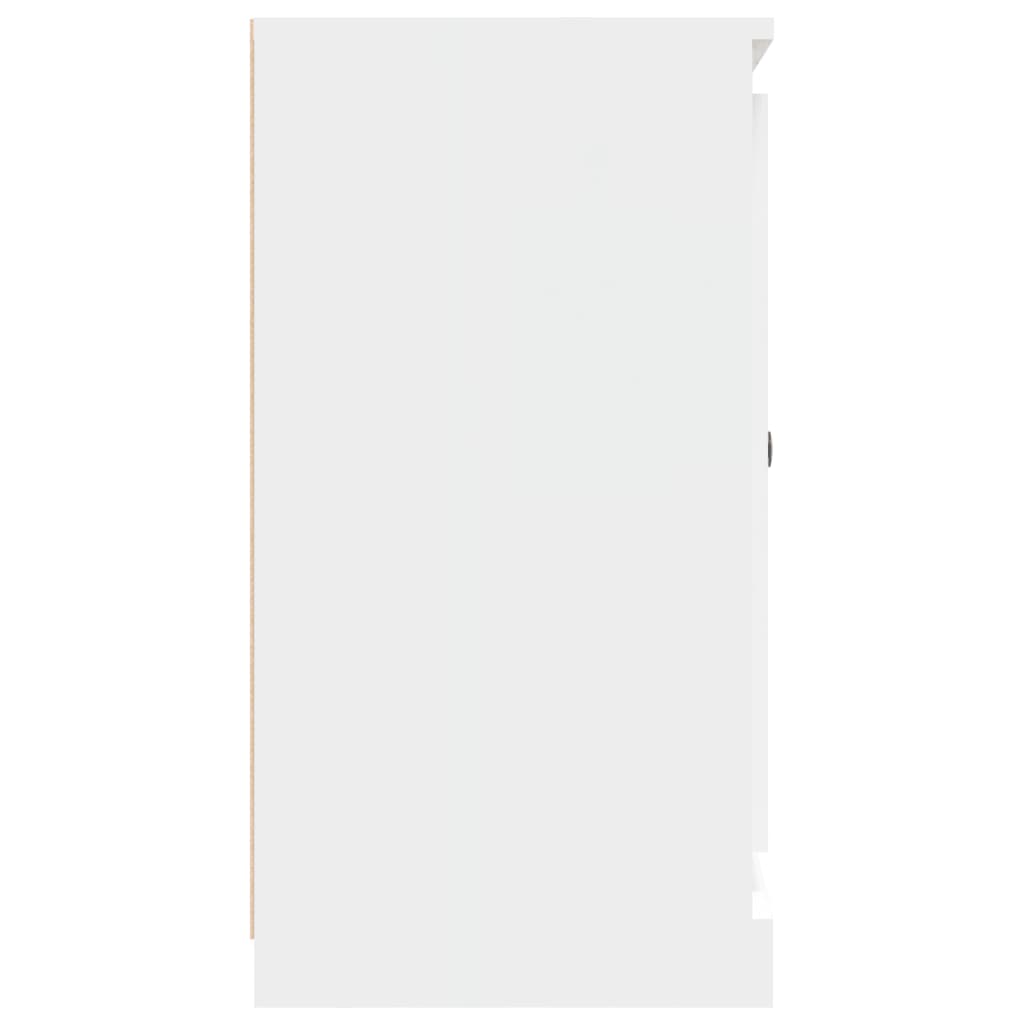 Sideboard, white, 70x35.5x67.5cm, engineered wood