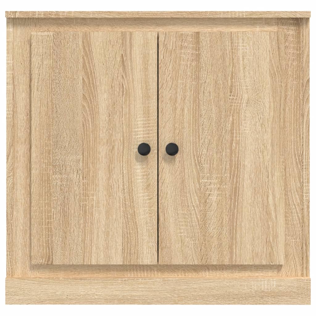 Side cabinet, oak, 70x35.5x67.5cm, engineered wood