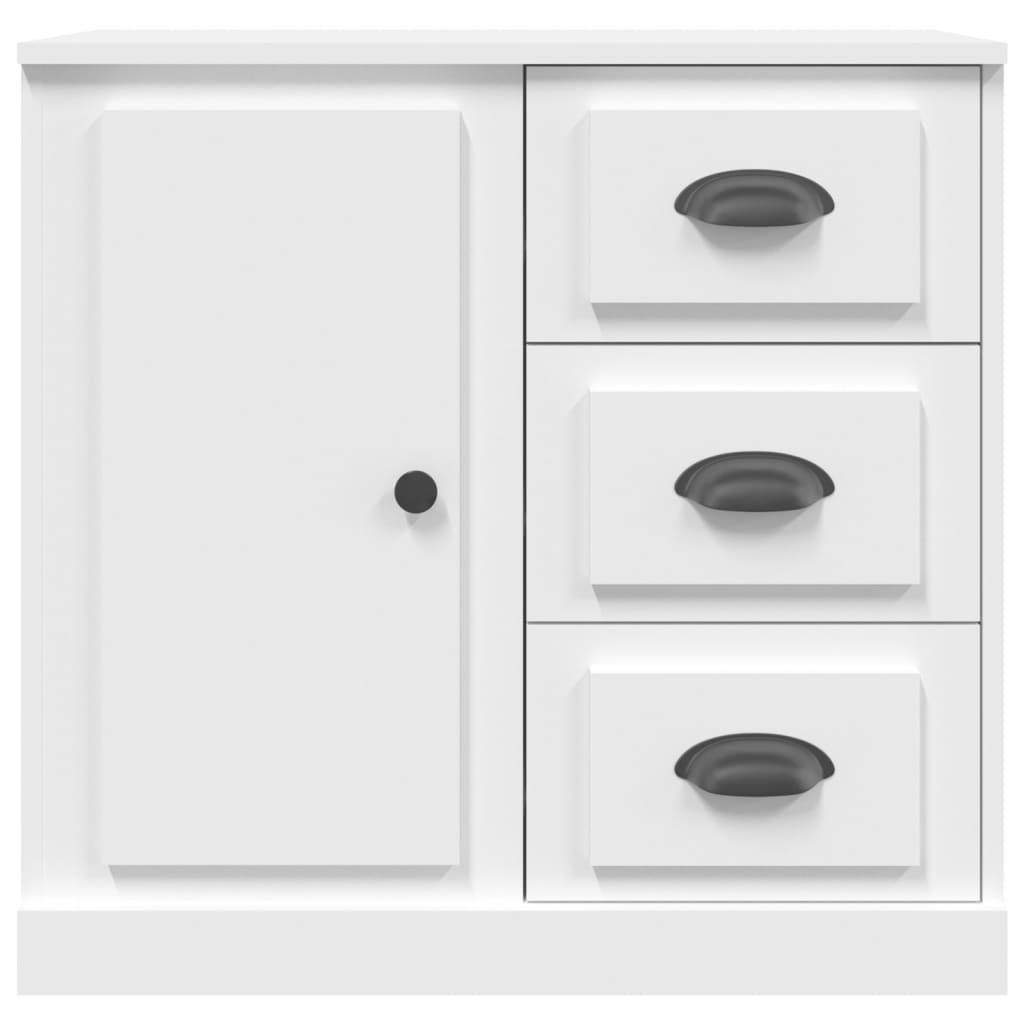 Sideboard, white, 70x35.5x67.5cm, engineered wood