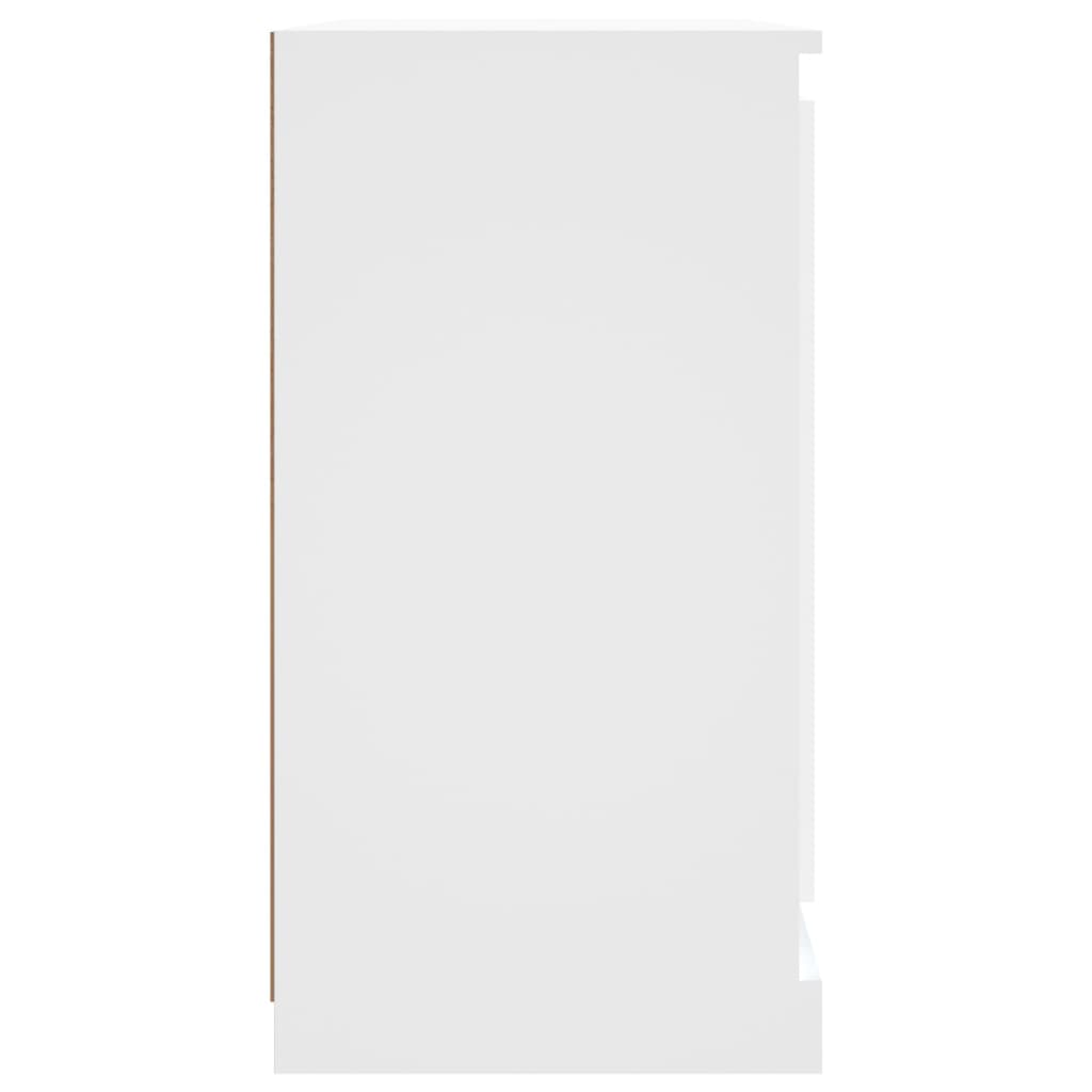 Sideboard, white, 70x35.5x67.5cm, engineered wood