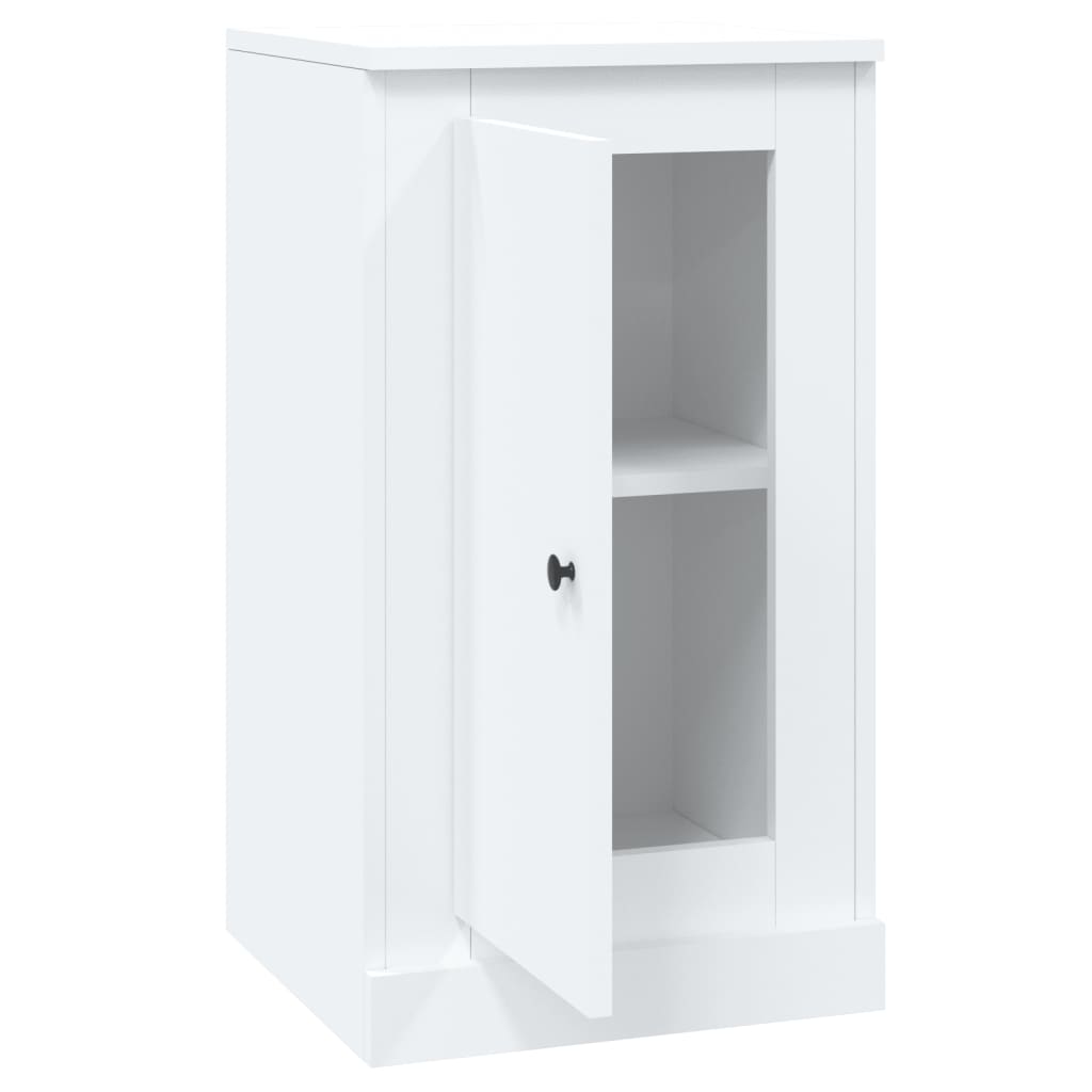 Side cabinet, white, 37.5x35.5x67.5cm, engineered wood