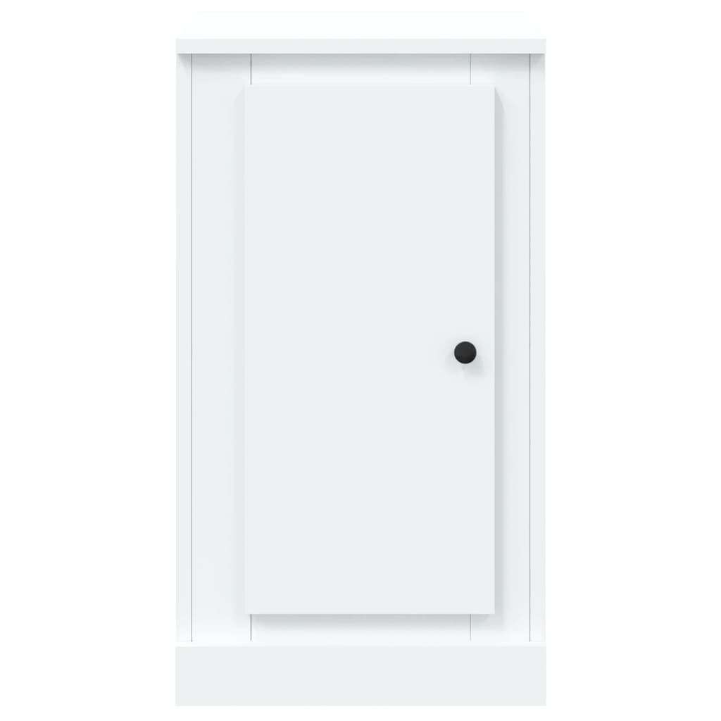 Side cabinet, white, 37.5x35.5x67.5cm, engineered wood