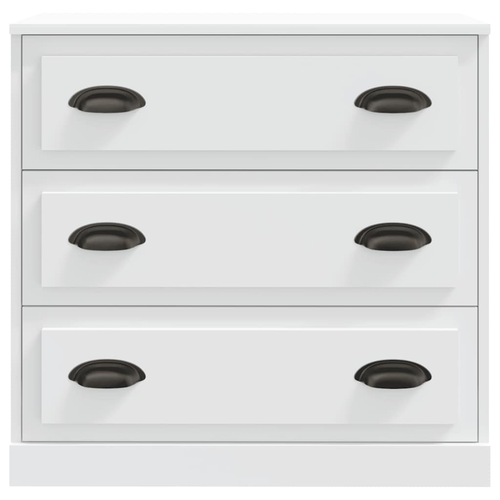 Sideboard, white, 70x35.5x67.5cm, engineered wood