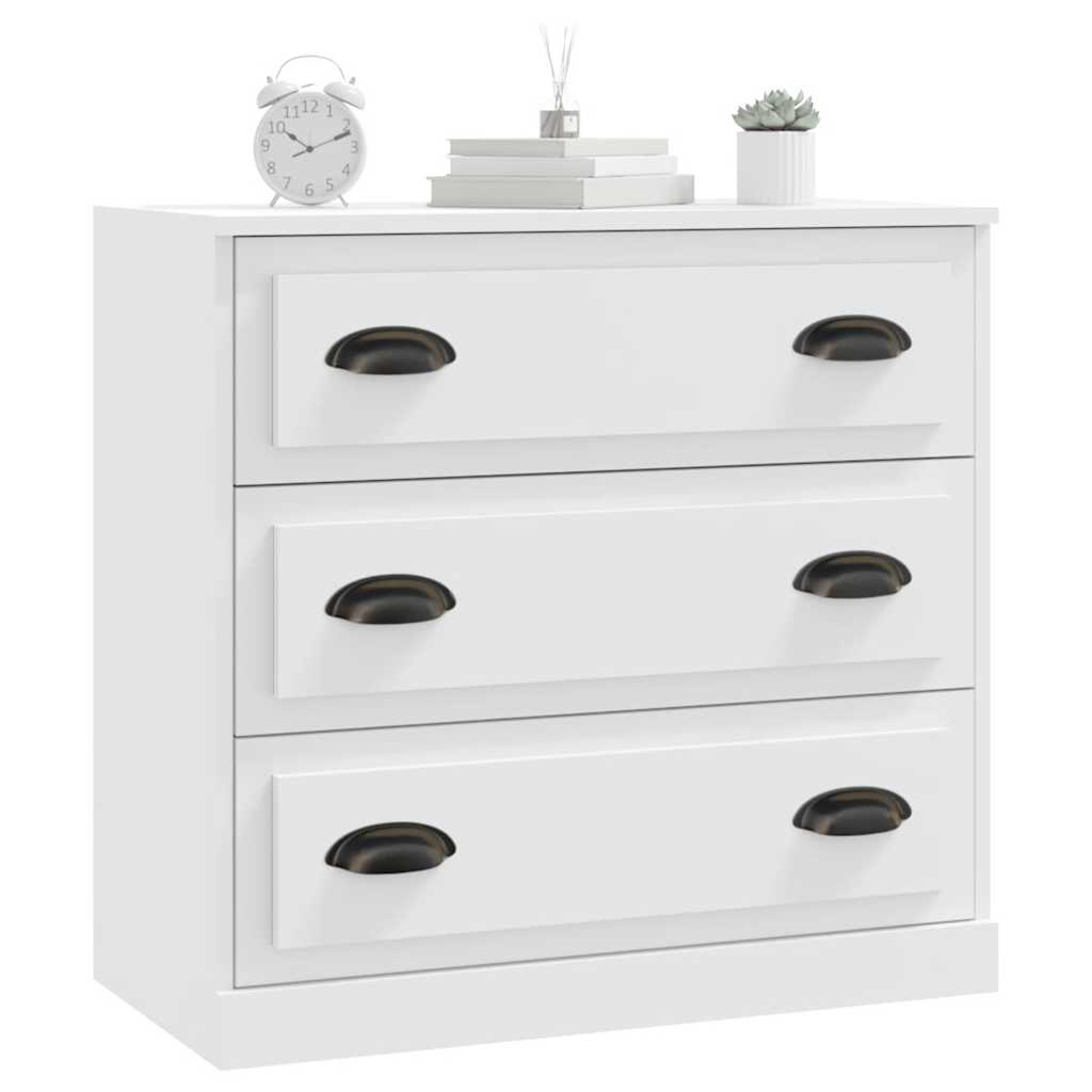 Sideboard, white, 70x35.5x67.5cm, engineered wood