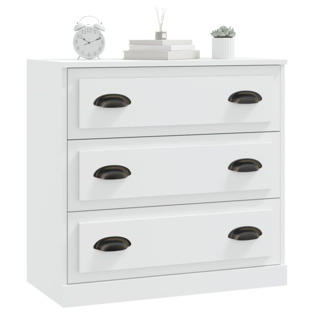 Sideboard, white, 70x35.5x67.5cm, engineered wood