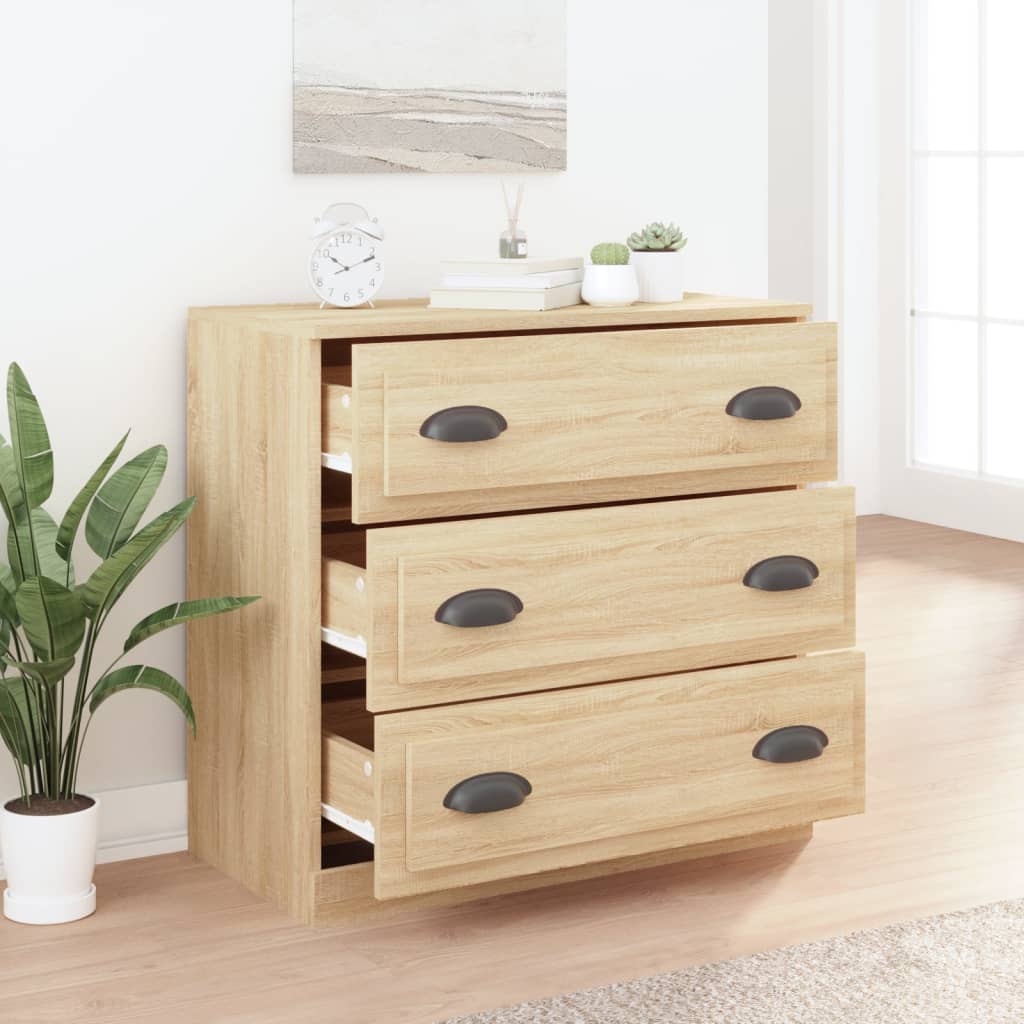 Sānu skapītis, ozolkoka, 70x35,5x67,5cm, apstrādāta koksne