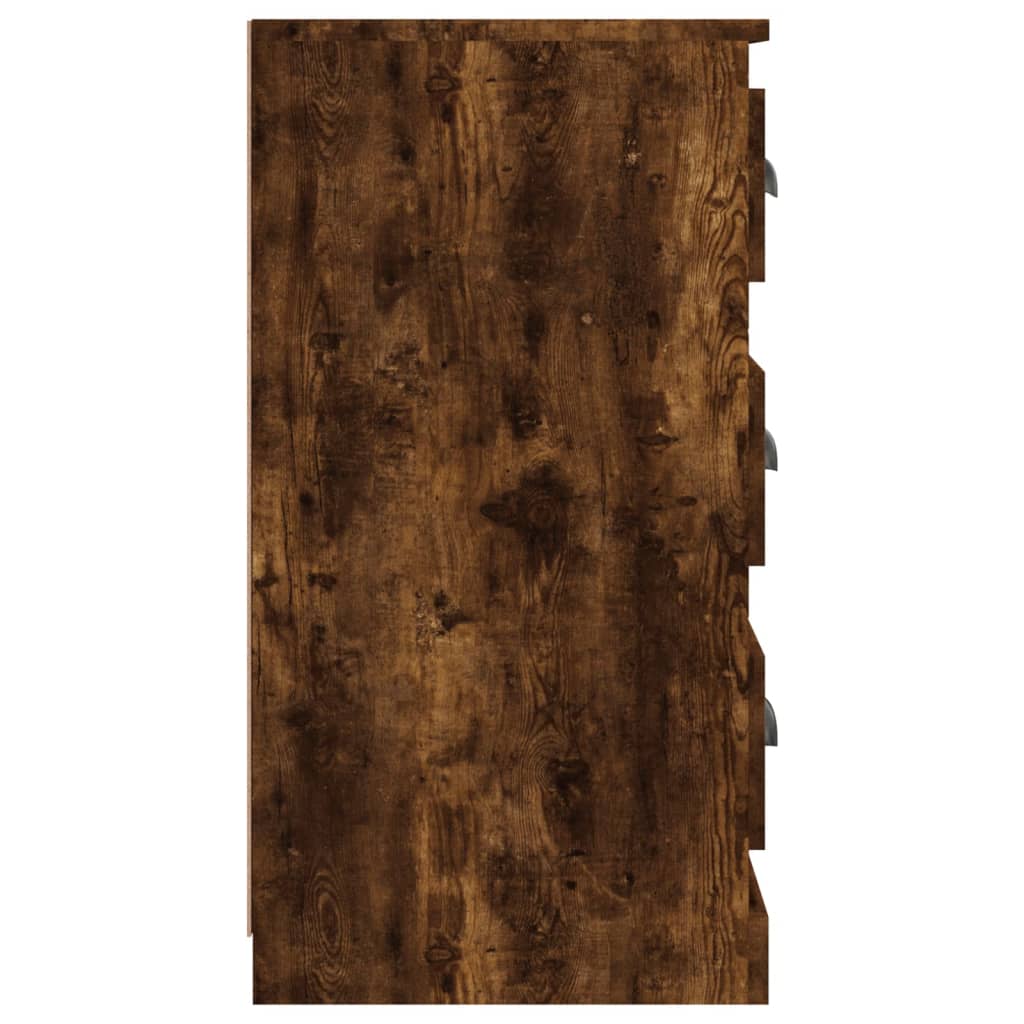 Sānu skapītis, dūmu ozols, 70x35,5x67,5cm, koks