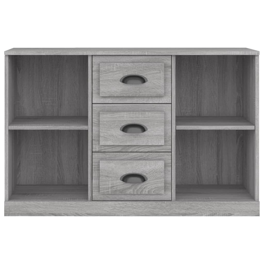 Sideboard, grey oak, 104.5x35.5x67.5cm, wood