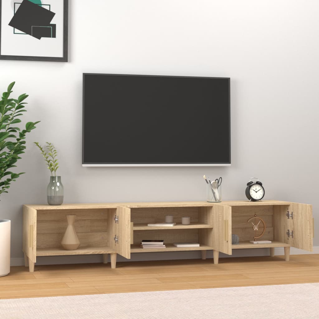 TV skapītis, ozols, 180x31,5x40cm, apstrādāta koksne