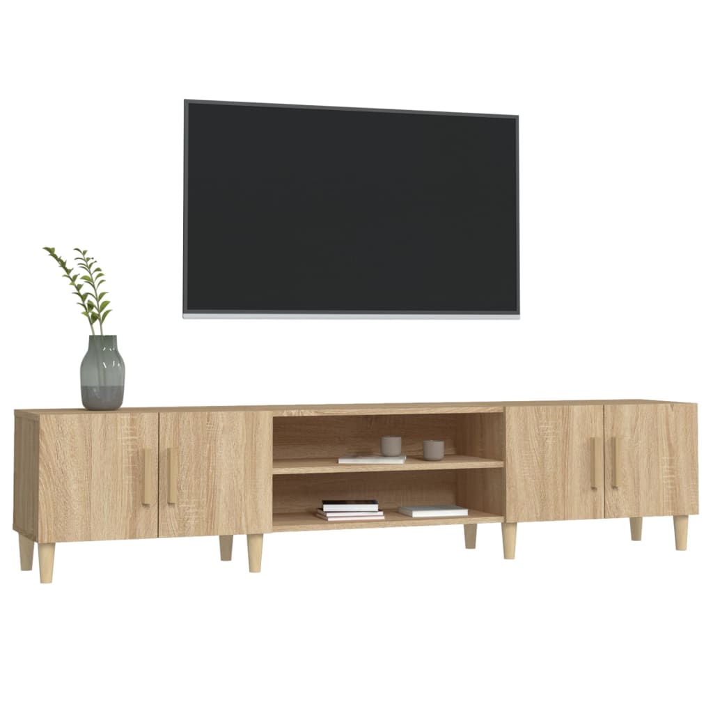 TV skapītis, ozols, 180x31,5x40cm, apstrādāta koksne