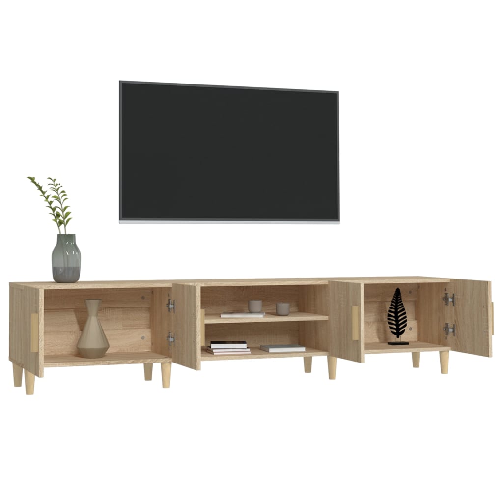 TV skapītis, ozols, 180x31,5x40cm, apstrādāta koksne
