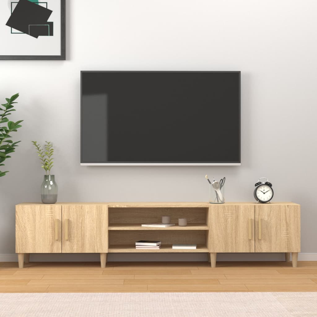 TV skapītis, ozols, 180x31,5x40cm, apstrādāta koksne
