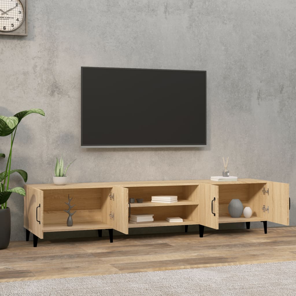 TV skapītis, ozols, 180x31,5x40cm, apstrādāta koksne