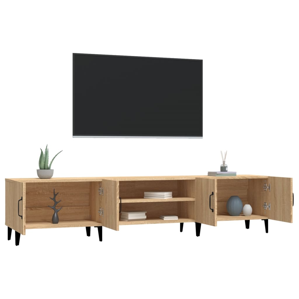 TV skapītis, ozols, 180x31,5x40cm, apstrādāta koksne
