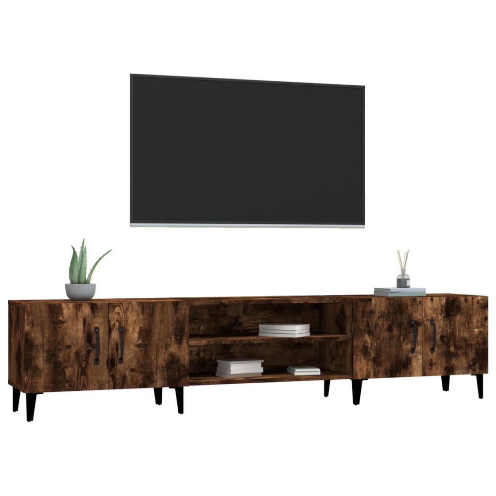 TV cabinet, smoke oak, 180x31.5x40cm, wood