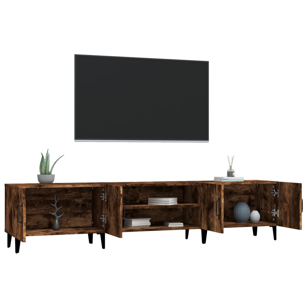 TV cabinet, smoke oak, 180x31.5x40cm, wood