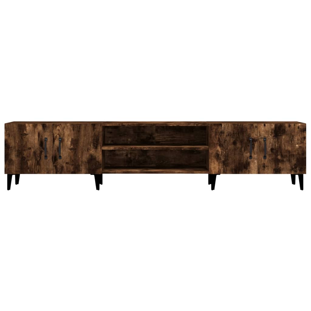 TV cabinet, smoke oak, 180x31.5x40cm, wood