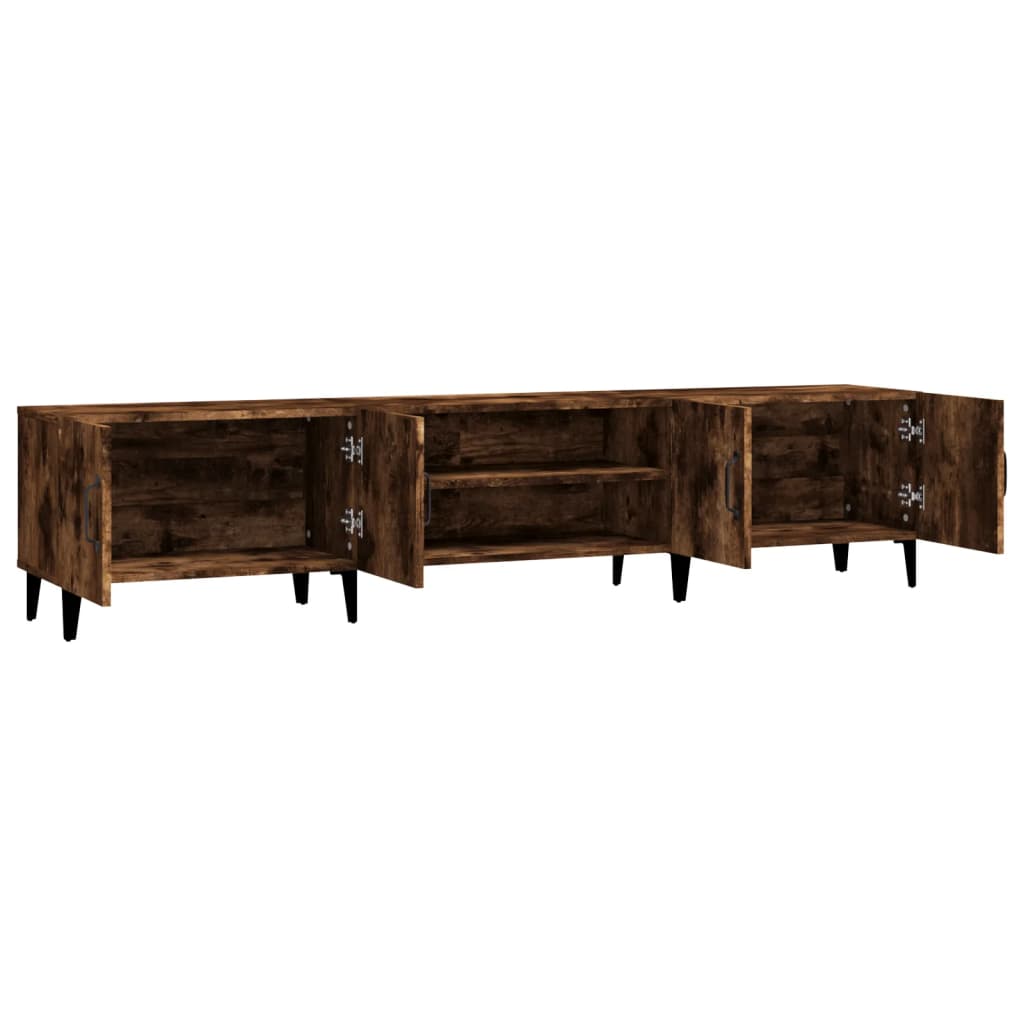 TV cabinet, smoke oak, 180x31.5x40cm, wood