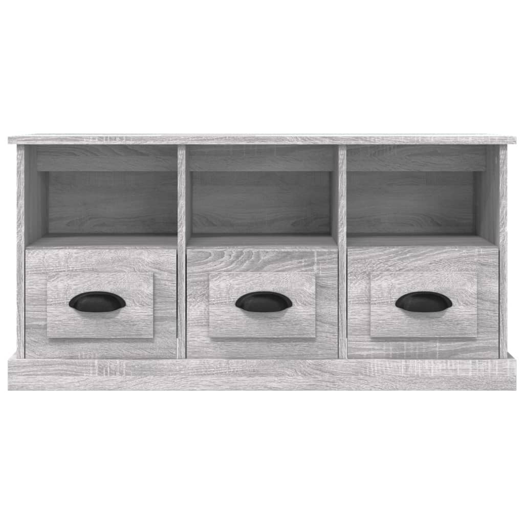 TV skapītis, pelēks ozols, 100x35x50cm, koks