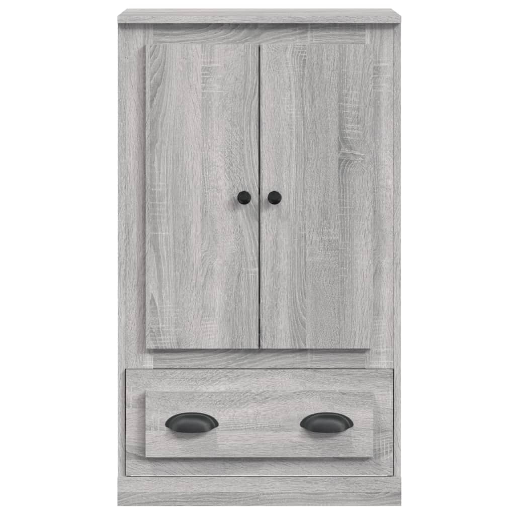 Kumode, pelēka ozolkoka, 60x35,5x103,5cm, inženierijas koksne