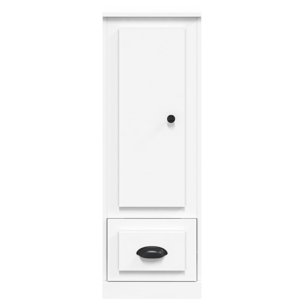 Chest of drawers, white, 36x35.5x103.5cm, engineered wood
