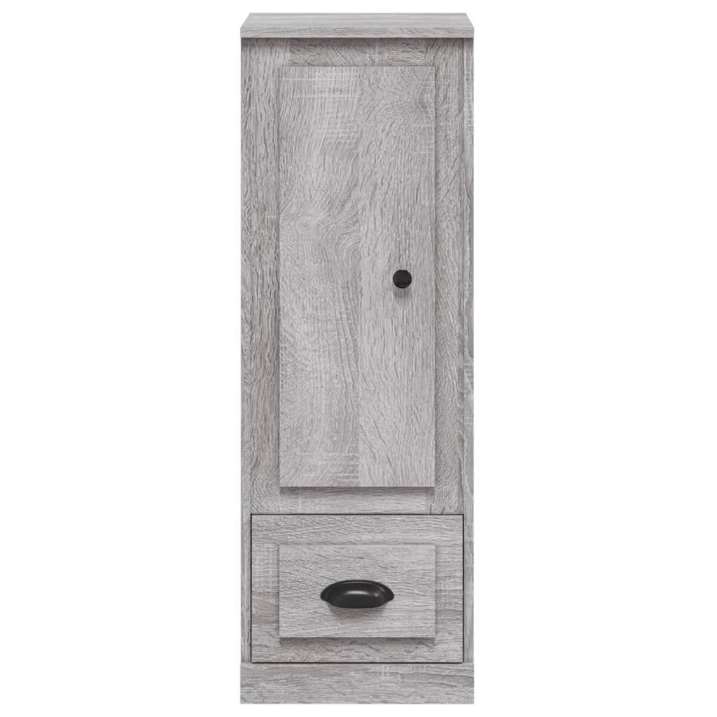 Chest of drawers, gray oak, 36x35.5x103.5cm, engineered wood