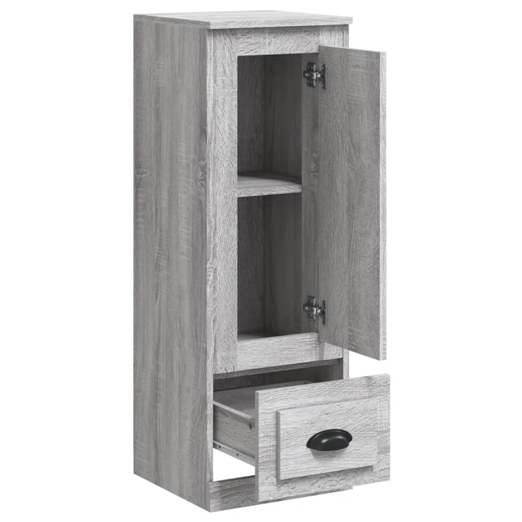 Chest of drawers, gray oak, 36x35.5x103.5cm, engineered wood