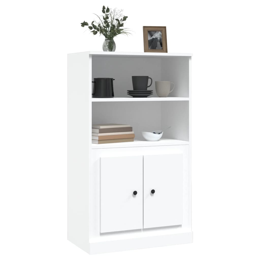 Chest of drawers, white, 60x35.5x103.5cm, engineered wood