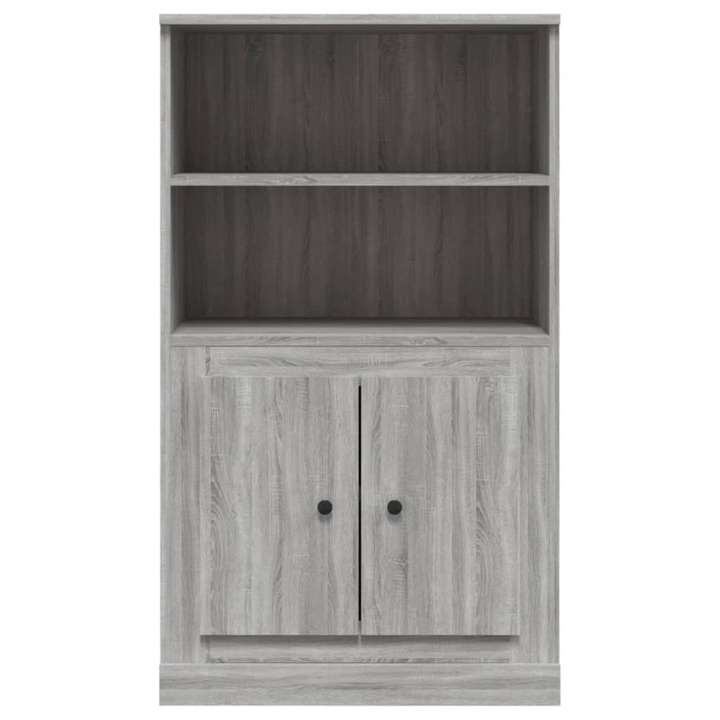 Chest of drawers, grey oak, 60x35.5x103.5cm, engineered wood