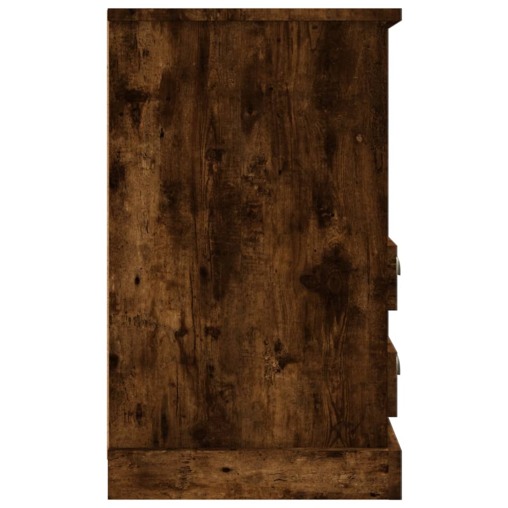Bedside tables, 2 pcs, smoky oak color, 43x36x60cm