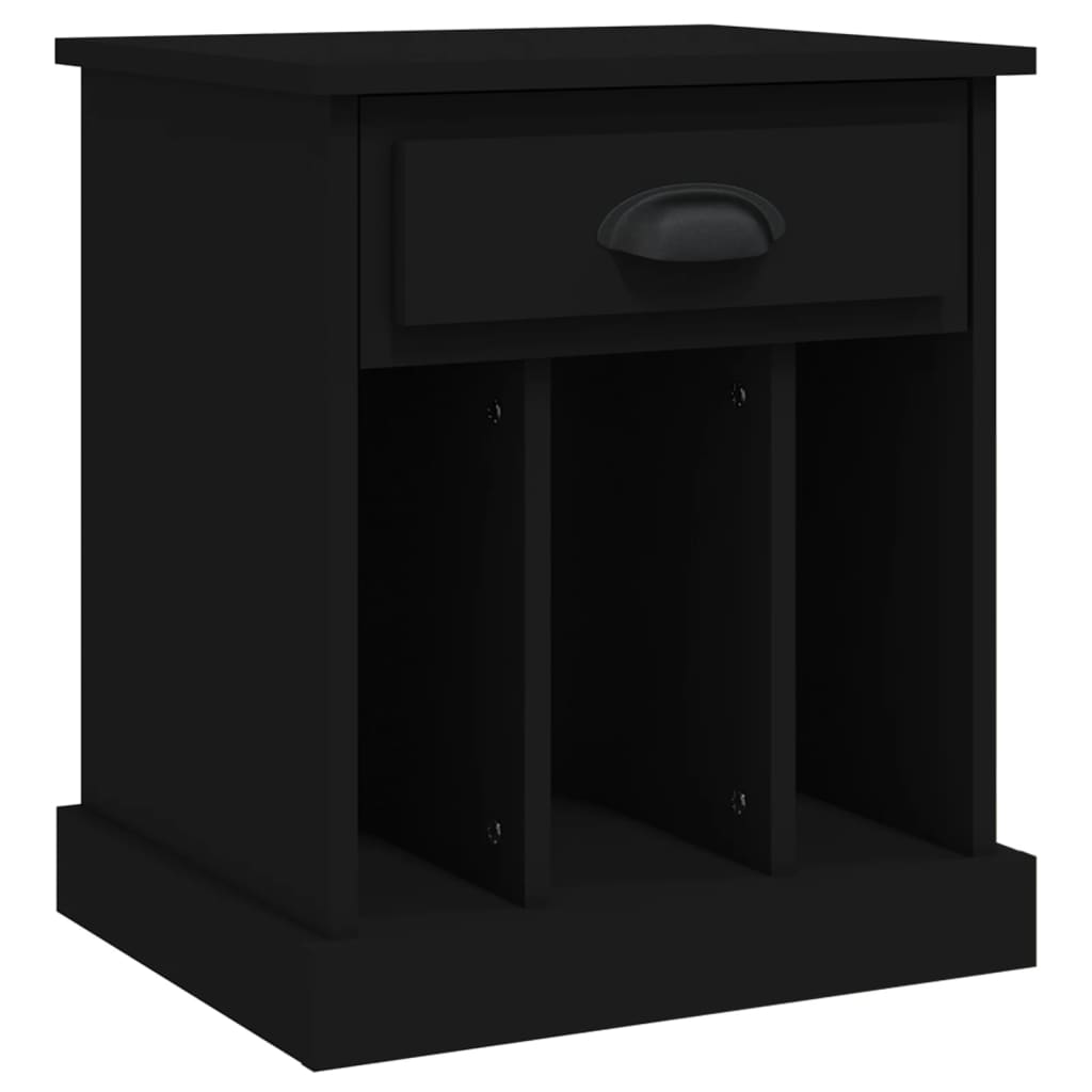 Nightstands, 2 pcs., black, 43x36x50cm