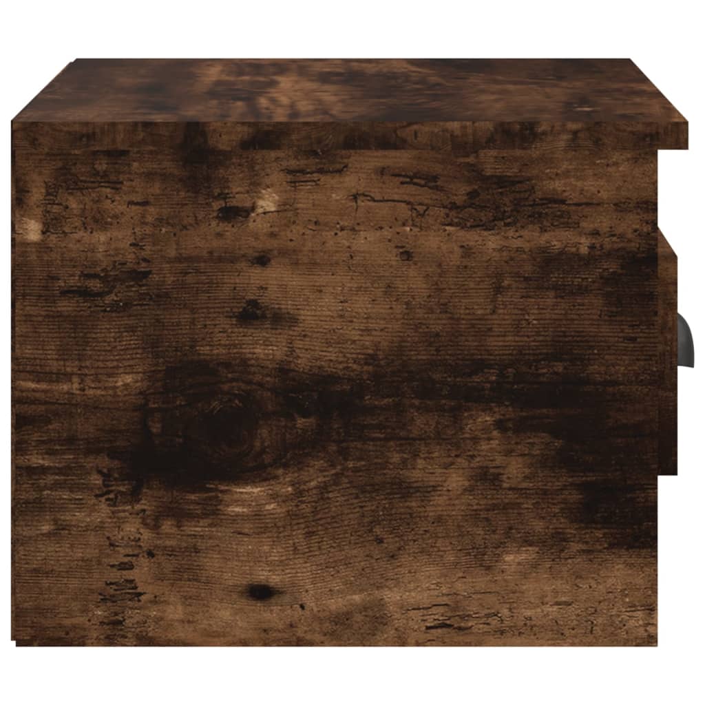 Wall-mounted nightstands, 2 pcs., oak, 41.5x36x28cm